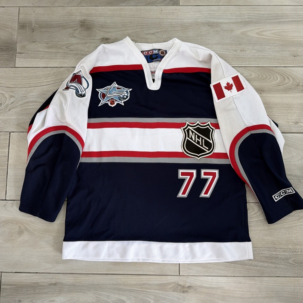 Ray Bourque Colorado Avalanche 2001 NHL All Star Game CCM Jersey Large L